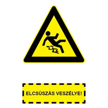 F.25 ELCSÚSZÁS VESZÉLYE!