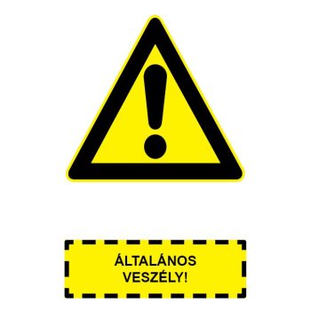 F.09 ÁLTALÁNOS VESZÉLY!