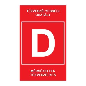 TV.4 "D" TŰZVESZÉLYESÉGI OSZTÁLY