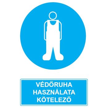 R.02 VÉDŐRUHA HASZNÁLATA KÖTELEZŐ
