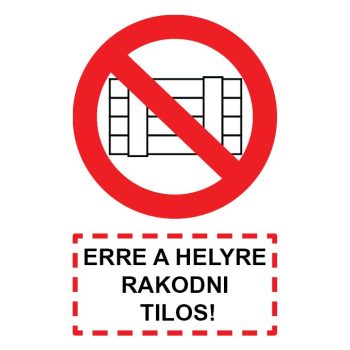 T.12 ERRE A HELYRE RAKODNI TILOS!
