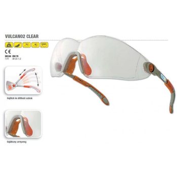 VENITEX VULCANO2 CLEAR Védőszemüveg