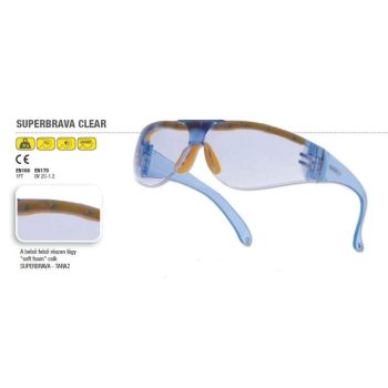 VENITEX SUPERBRAVA CLEAR Védőszemüveg