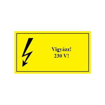 É.15 Vigyázz! 230 V!