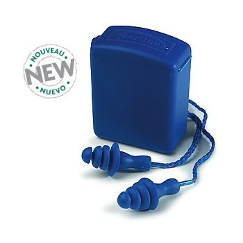 Lamellás, zsinóros, sárga füldugó 30211