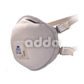 3M 9925 FFP2 szelepes, aktívszenes